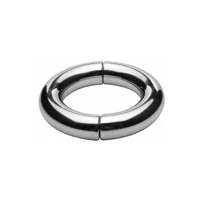 Mega Magnetize - Cockring Magnétique en Acier Inoxydable - 2 / 4,4 cm