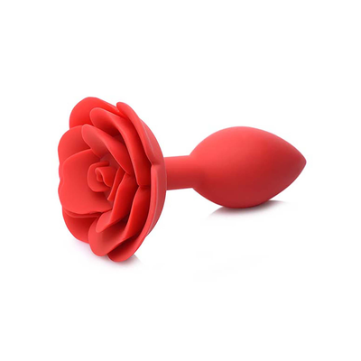 Booty Bloom - Bouchon Anal en Silicone en Rose - Rouge