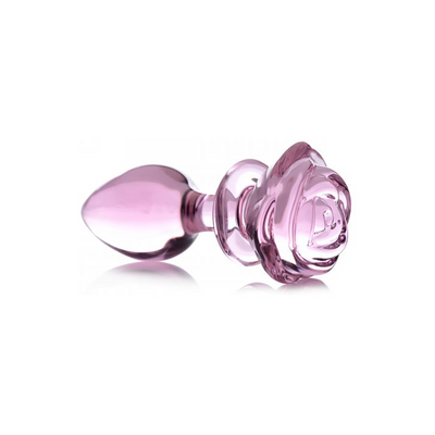 Rose Pink - Plug Anal en Verre - Grand