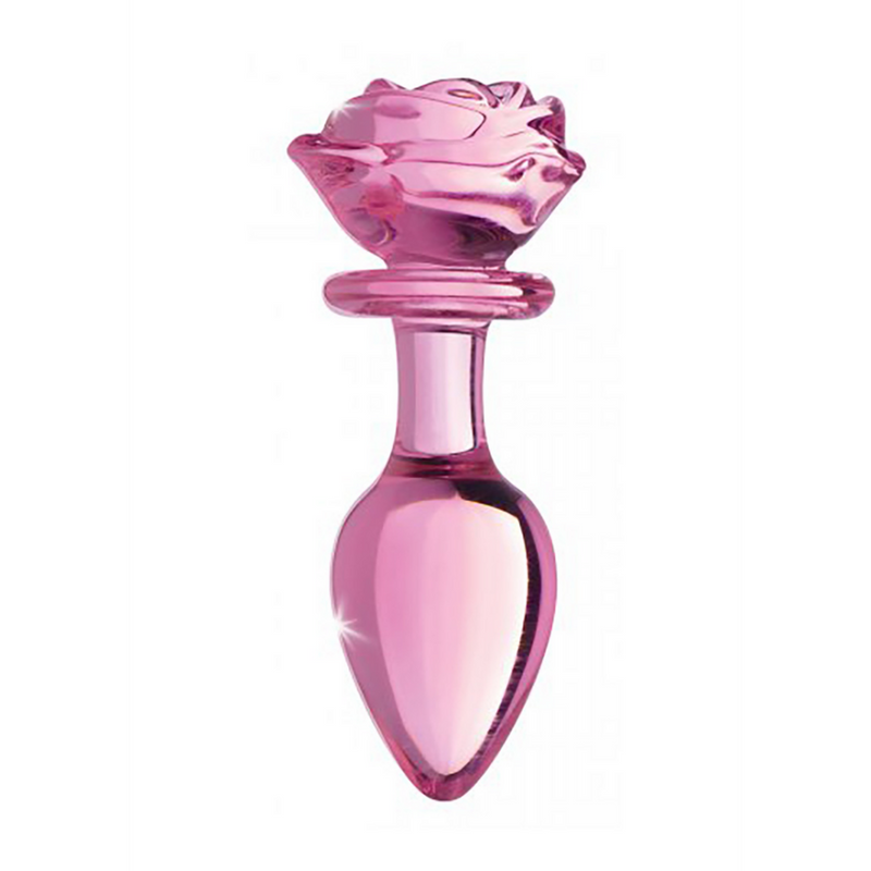 Rose Pink - Plug Anal en Verre - Grand