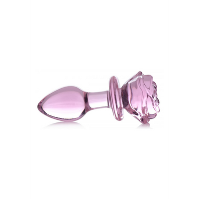 Rose Pêche - Plug Anal en Verre - Moyen