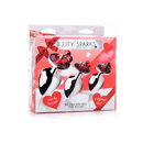 Set de plugs anal Red Gem avec clochettes