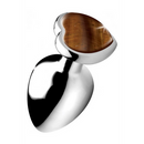 Tiger Eye Heart - Butt Plug - Large