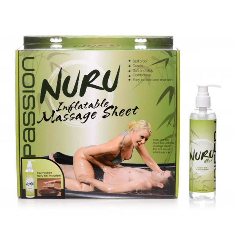 Nuru - Inflatable Massage Sheet and Gel Kit