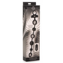 Dark Rattler - Perles Anales Vibrantes en Silicone avec Télécommande