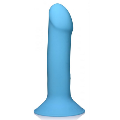 Dildo vibrant compressible