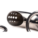 Cage de chasteté en acier inoxydable verrouillable avec 3 anneaux