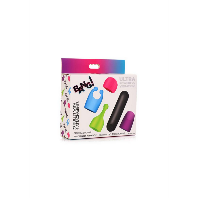 Bullet rechargeable avec 4 accessoires