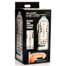 Masturbateur TPE Milker avec sangle à boules - Transparent