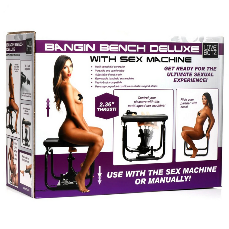 Deluxe Bangin' Bench avec Sex Machine - Noir