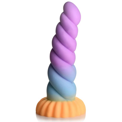 Dildo en silicone en forme de licorne