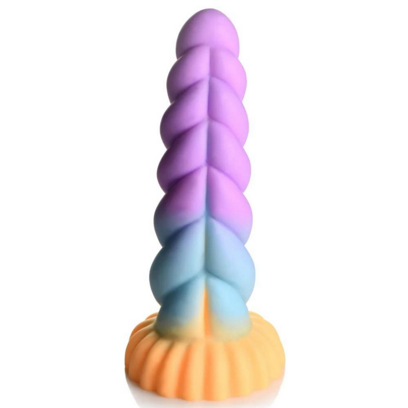 Dildo en silicone en forme de licorne