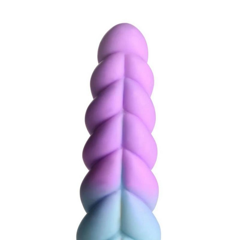 Dildo en silicone en forme de licorne