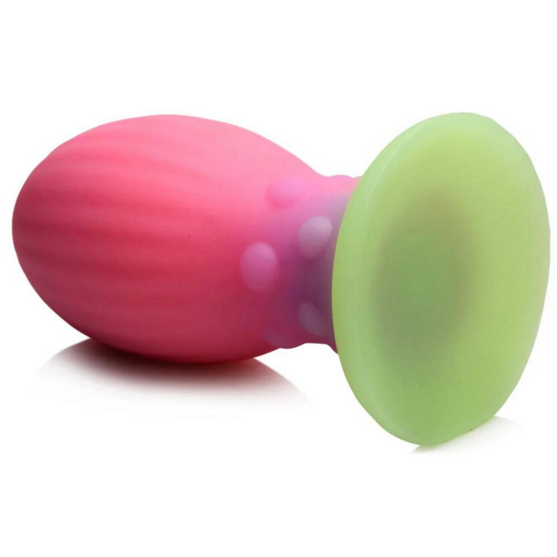 Xeno Egg - Brille dans l'obscurité - Œuf en silicone - XL - Rose