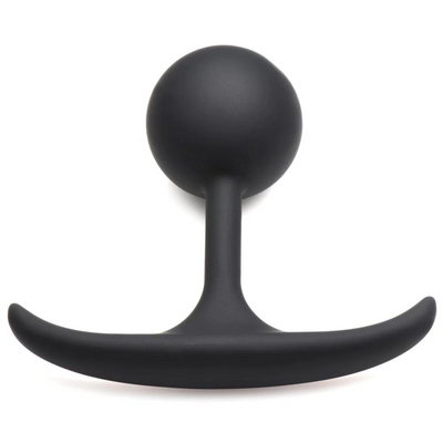 Bouchons de confort en silicone lesté, bouchon rond 3,9 - Noir