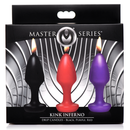 Kink Inferno - Bougies à goutte - Noir/Violet/Rouge