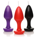 Kink Inferno - Bougies à goutte - Noir/Violet/Rouge