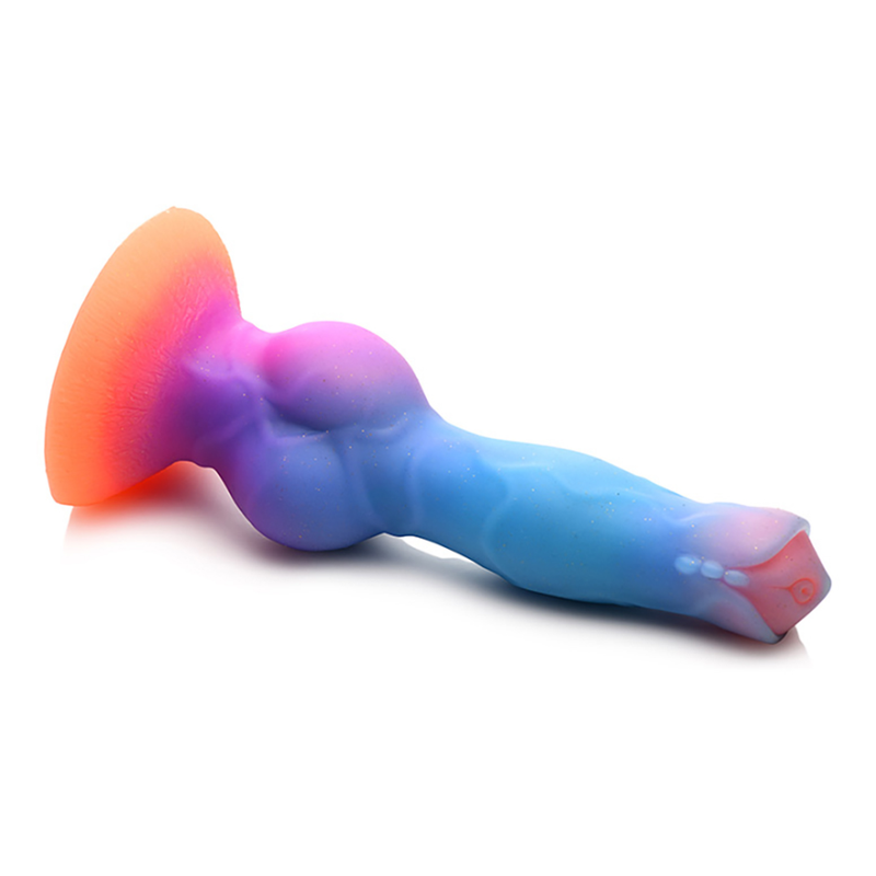 Space Cock - Brille dans le noir - Dildo en silicone extraterrestre