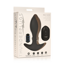 Rim Slide - Plug Anal en Silicone avec Anneau Glissant - Noir