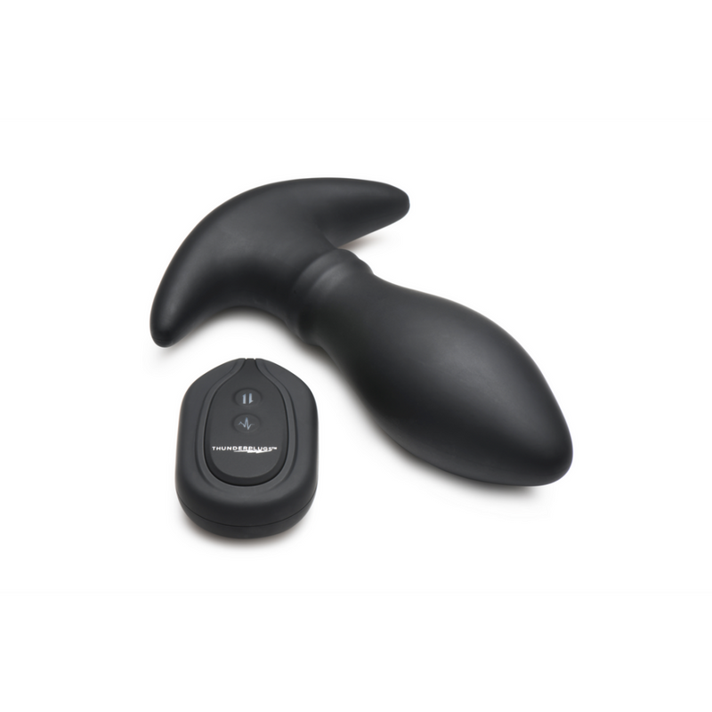 Rim Slide - Plug Anal en Silicone avec Anneau Glissant - Noir