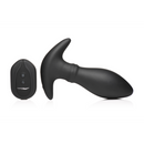 Rim Slide - Plug Anal en Silicone avec Anneau Glissant - Noir