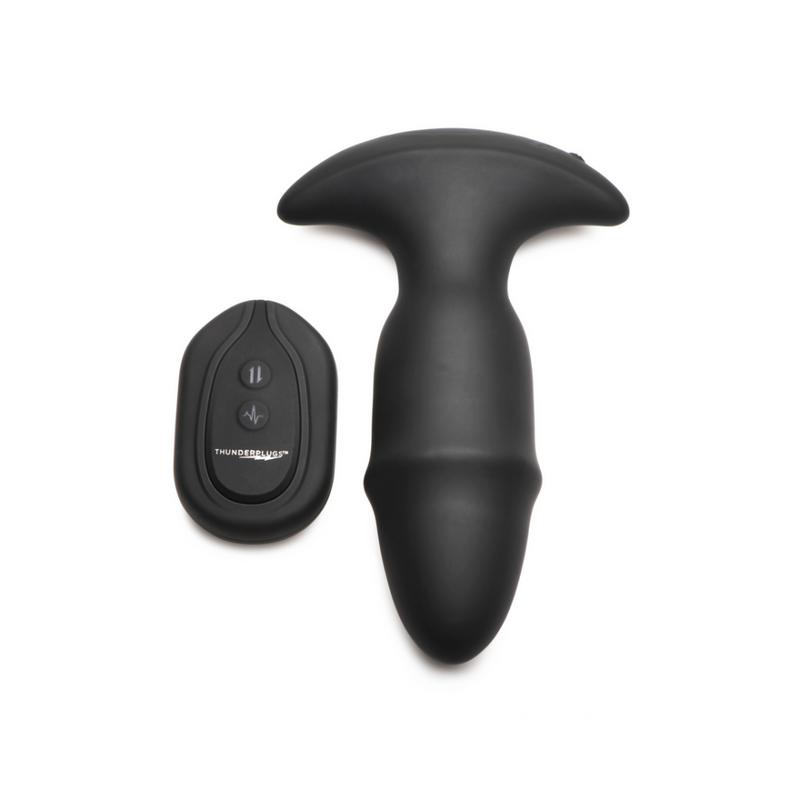 Butt Slider - Anneau Glissant Plug en Silicone - Noir