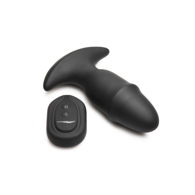 Butt Slider - Anneau Glissant Plug en Silicone - Noir