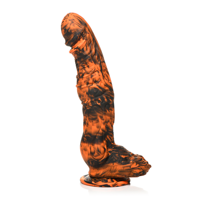 Sabretooth - Dildo en silicone - Orange/Noir