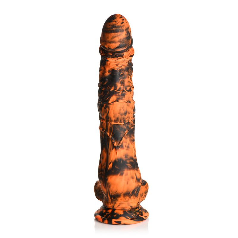 Sabretooth - Dildo en silicone - Orange/Noir