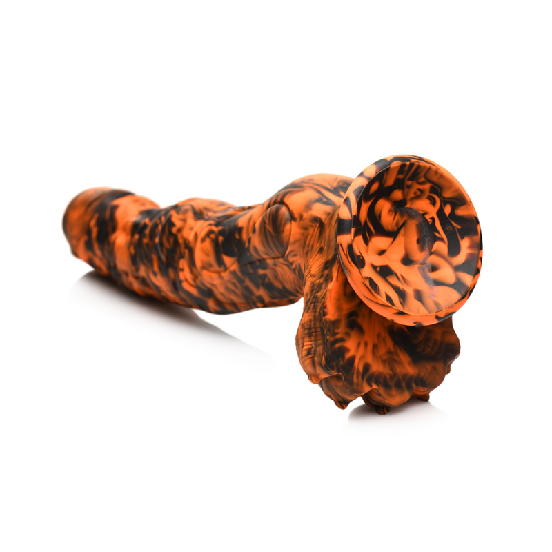 Sabretooth - Dildo en silicone - Orange/Noir