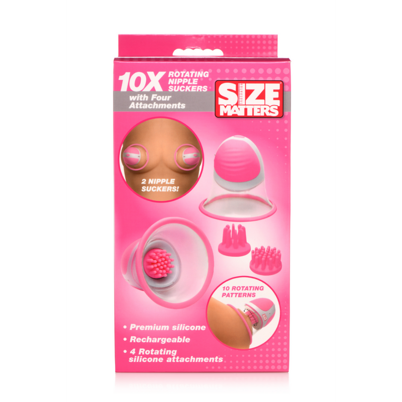 Suceurs en silicone rotatifs avec 2 accessoires