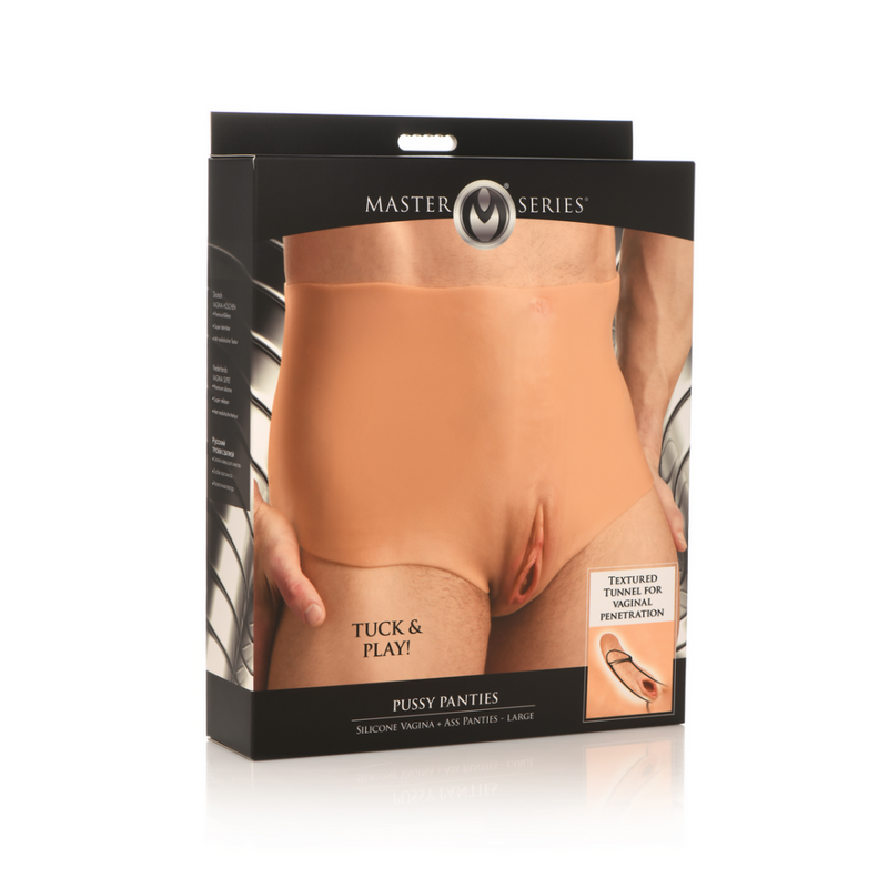 Culotte Pussy - Culotte en silicone avec vagin et anus - L