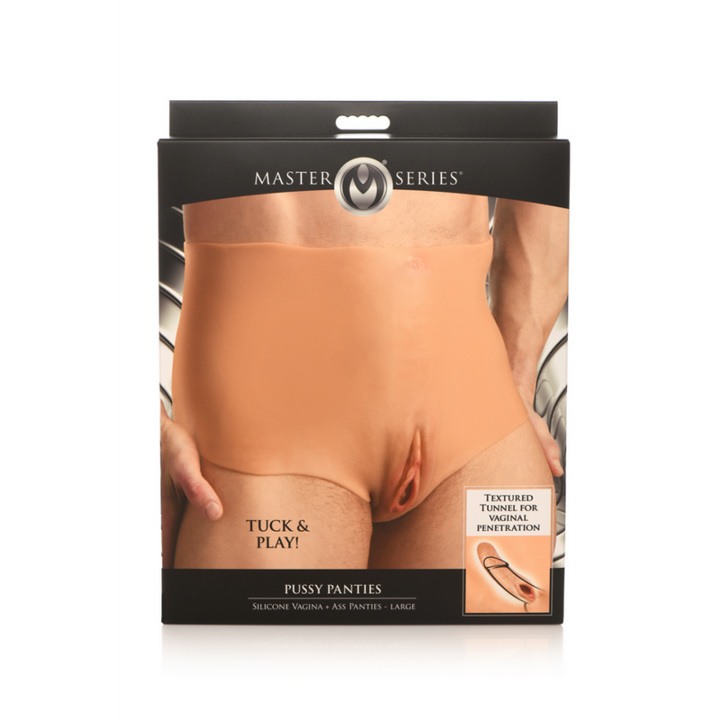 Culotte Pussy - Culotte en silicone avec vagin et anus - L