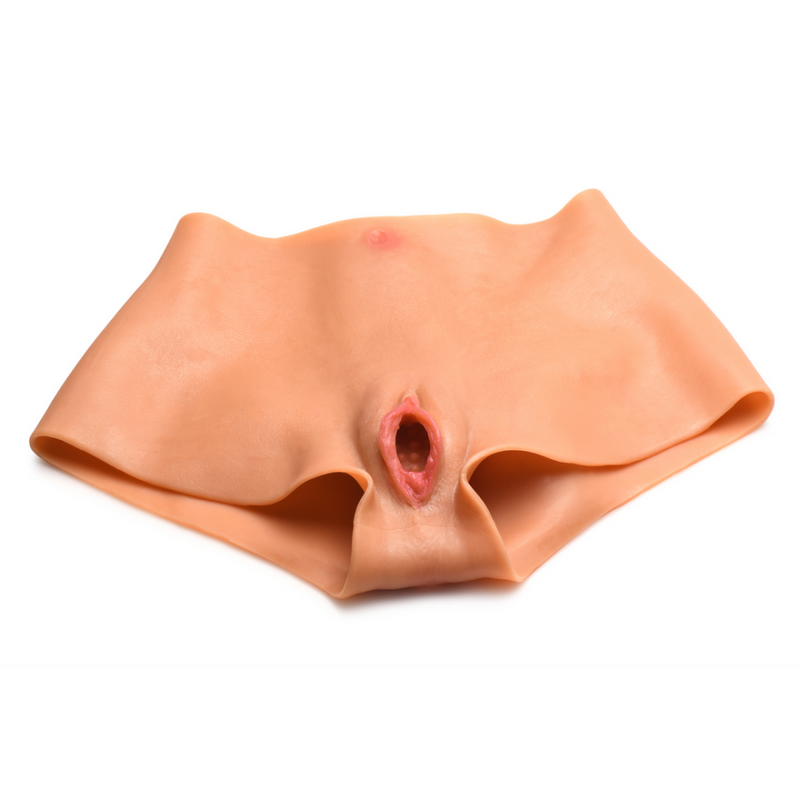 Culotte Pussy - Culotte en silicone avec vagin et anus - L