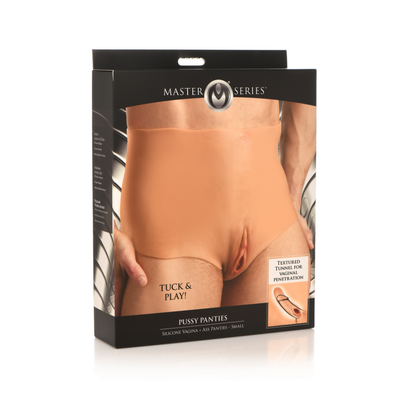 Culotte Pussy - Culotte en silicone Vagin et Fesses - S