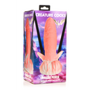 Pegasus - Dildo en silicone avec ailes de pélican - Rose