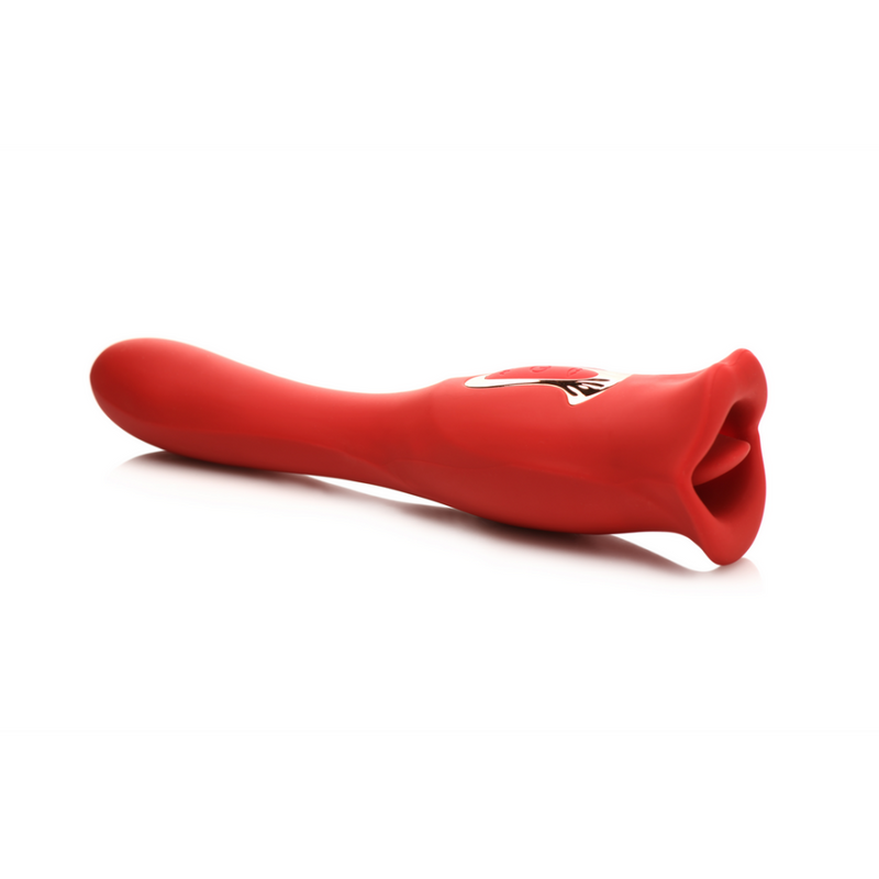 Kiss and Tell Pro - Vibromasseur Bicolore - Rouge