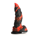 Démon de Feu - Monstre Dildo en Silicone - Rouge/Noir