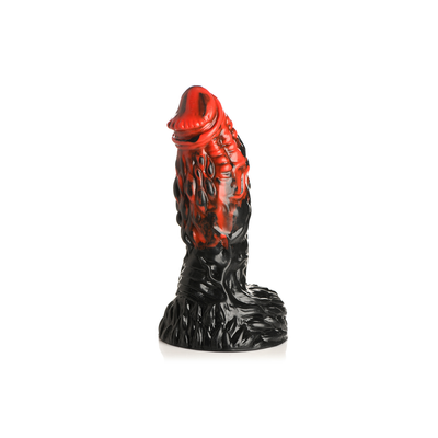 Vulcan - Dildo en silicone - Noir/Rouge