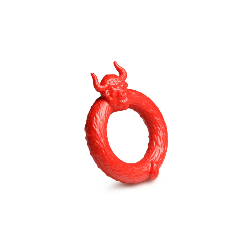 Beast Mode - Anneau péni en silicone - Rouge