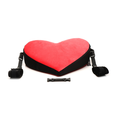 Coussin d'amour Bondage - Noir/Rouge