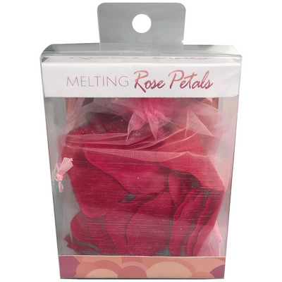 Pétales de rose fondants