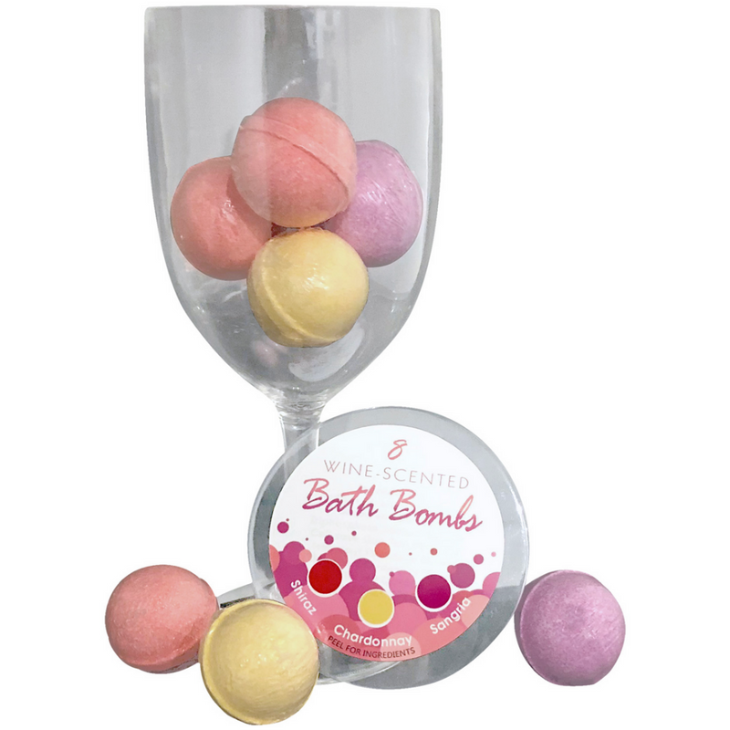 Bombes de bain parfumées au vin (8 pcs)