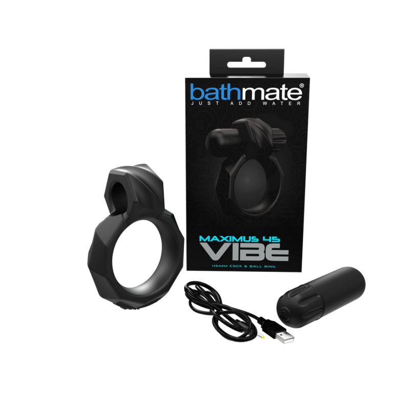 Vibe - Maximus 45 - Ballstrap vibrant et Cockring - 1,77 / 4,5 cm