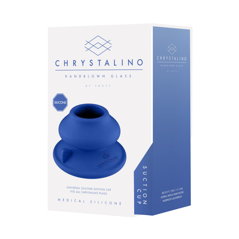 Ventouse en silicone pour jouets Chrystalino en verre