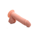 Dildo en silicone vibrant avec télécommande et boules - 8 / 20,5 cm
