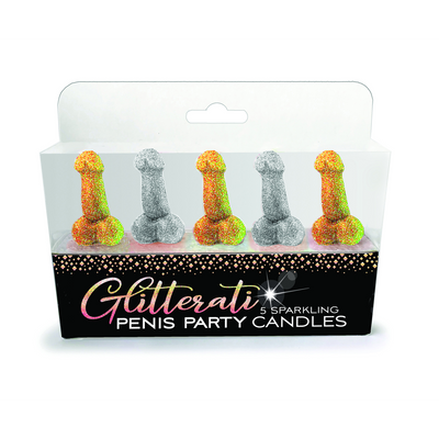 Glitterati - Ensemble de Bougies en Forme de Pénis