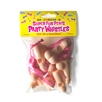 Super Fun Penis - Sifflets de fête - Pack de 6