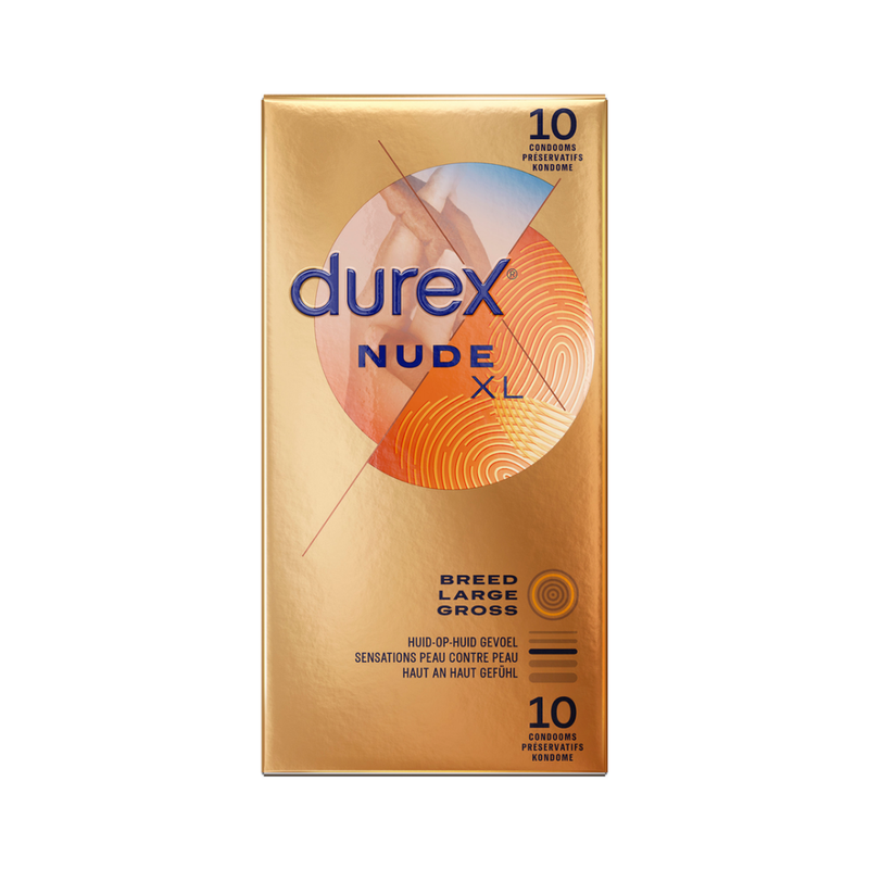 Nude XL - Préservatifs - 10 Pièces