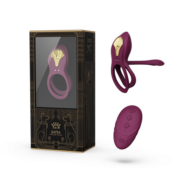 BAYEK - Vibrateur Portable - Velours Violet